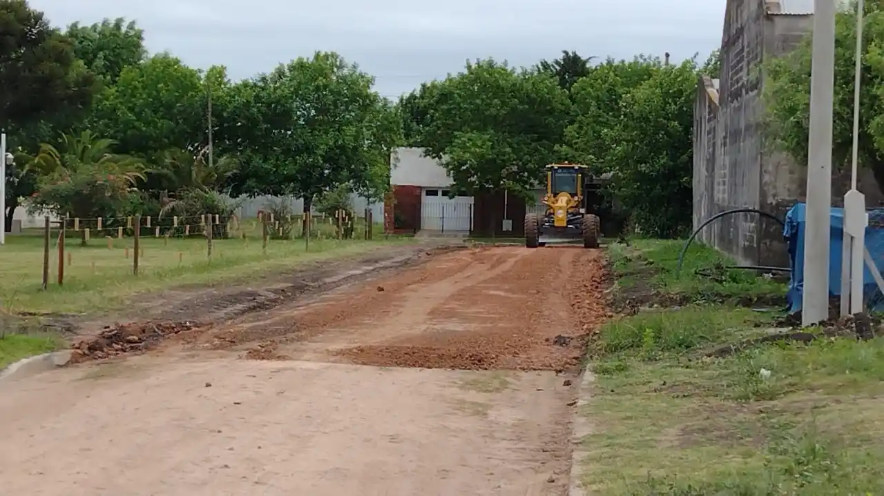 Larroque: realizaron la apertura y la continuación de la calle Soldado Giachino