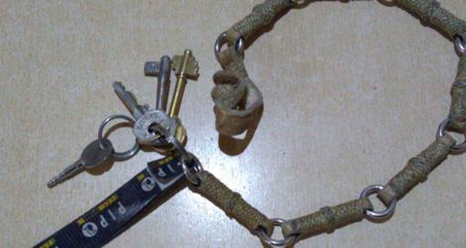 Encontraron juego de llaves