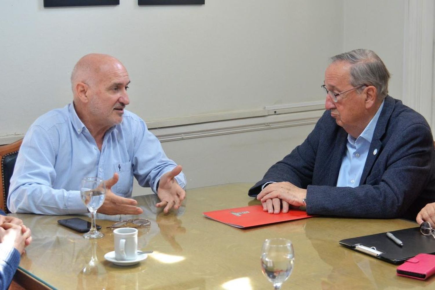 El rector de la Universidad y el intendente se reunieron para analizar avances del Acuerdo del Bicentenario