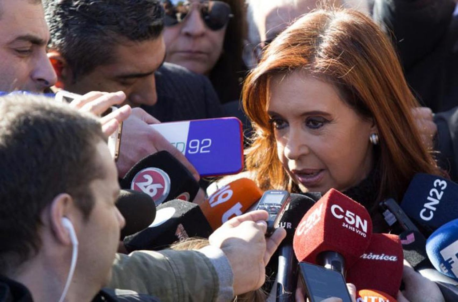 Cristina pasó fugazmente por los tribunales de Comodoro Py