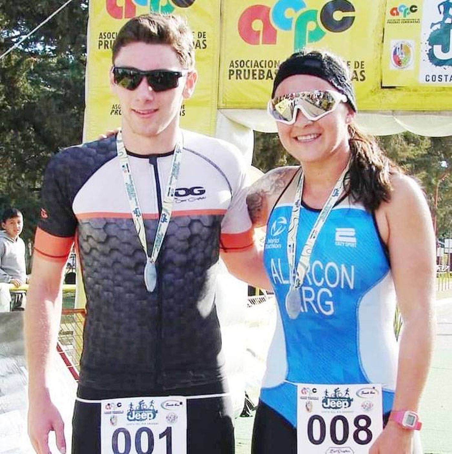 Pelichero y Alarcón campeones del Duatlón �SCosta del Río Uruguay⬝