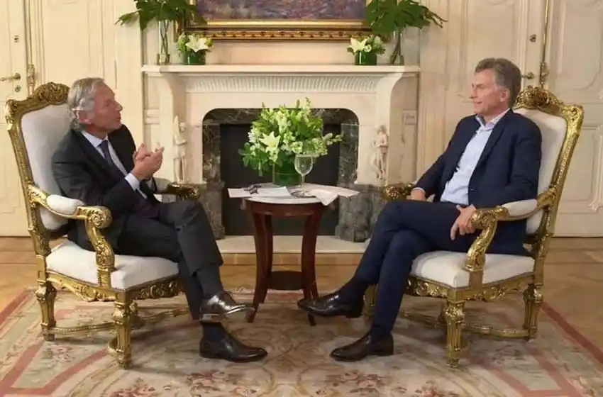 Longobardi presentó su programa en CNN con una entrevista a Macri