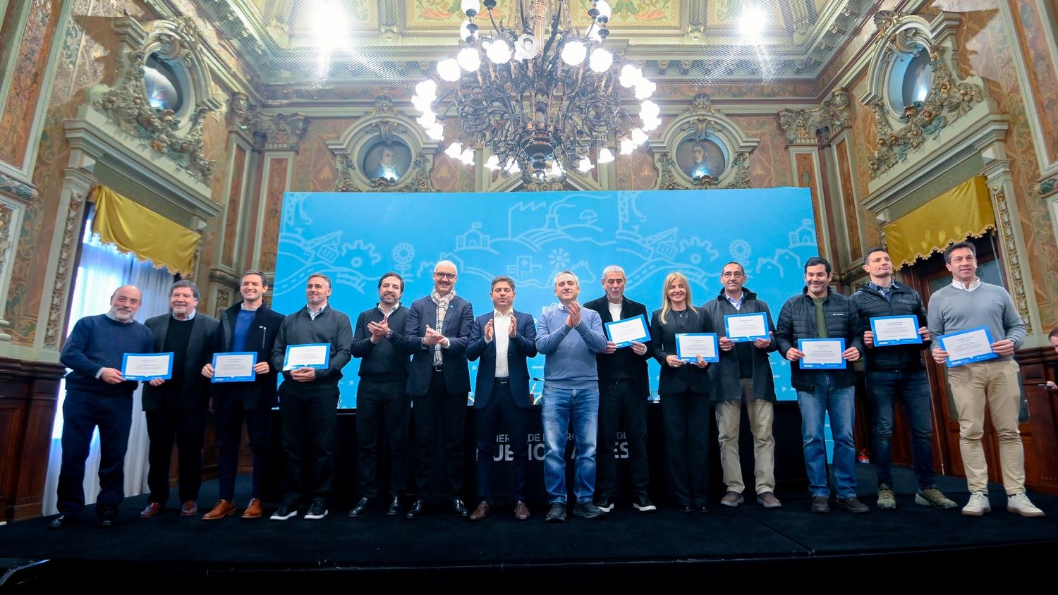 Rojas, en un acto junto a Kicillof