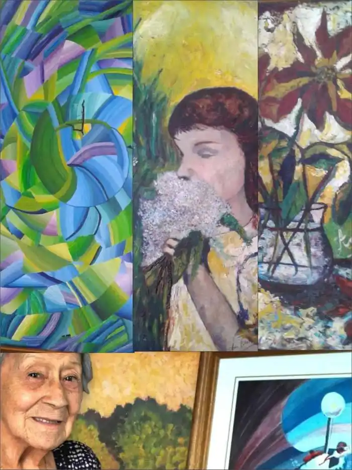 ADA N�a�EZ, pintora y vecina de calle Las Heras