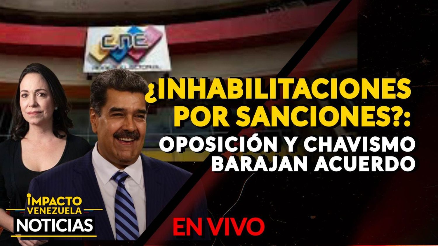 ¿INHABILITACIONES POR SANCIONES?: oposición y chavismo barajan acuerdo  – VIDEO