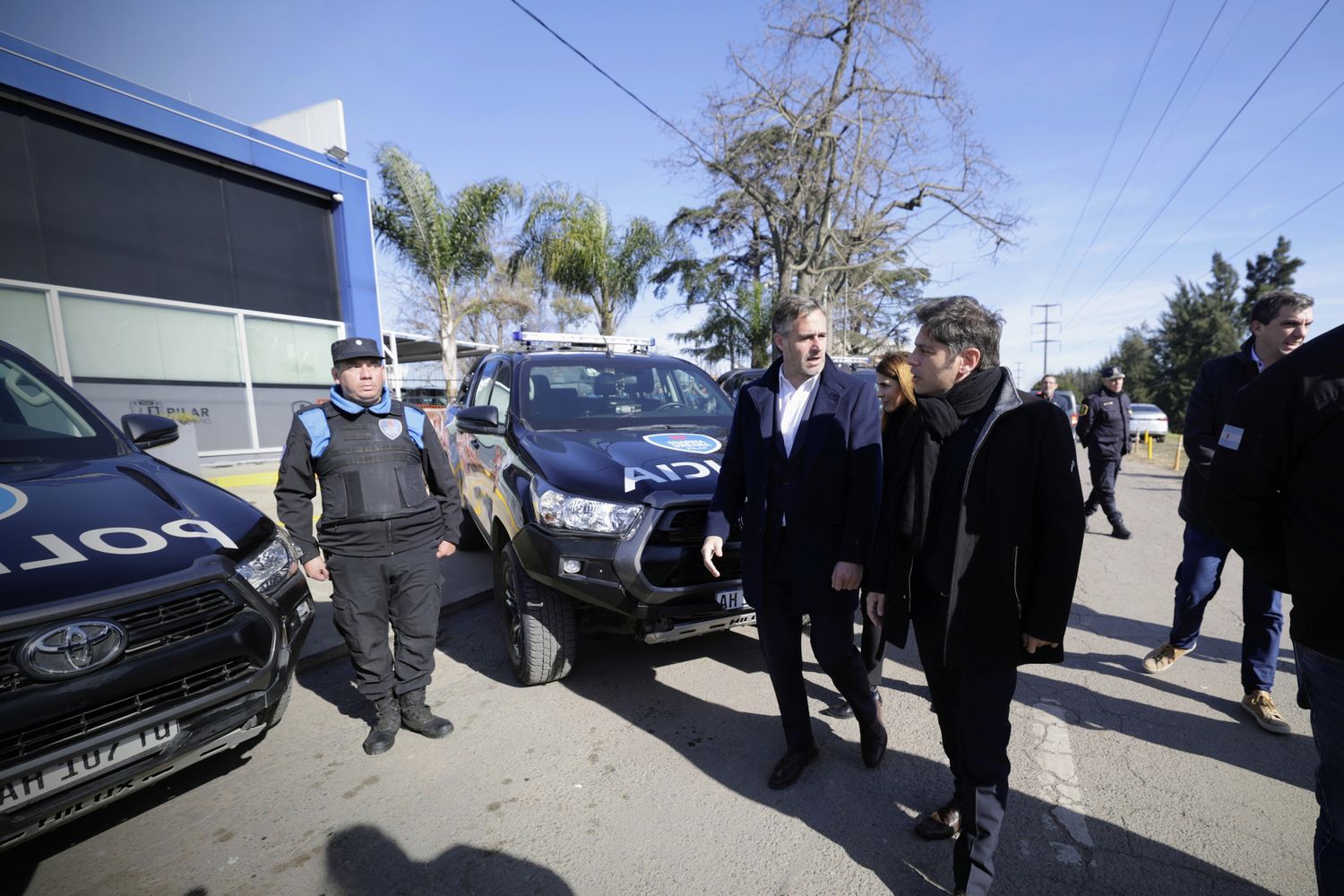 Kicillof inauguró la  nueva base operativa de la Fuerza Barrial de Aproximación