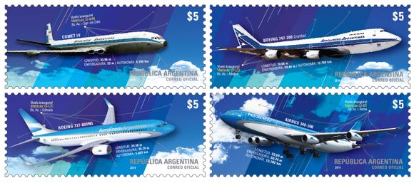 Lanzan sello para conmemorar la estatización de Aerolíneas Argentinas