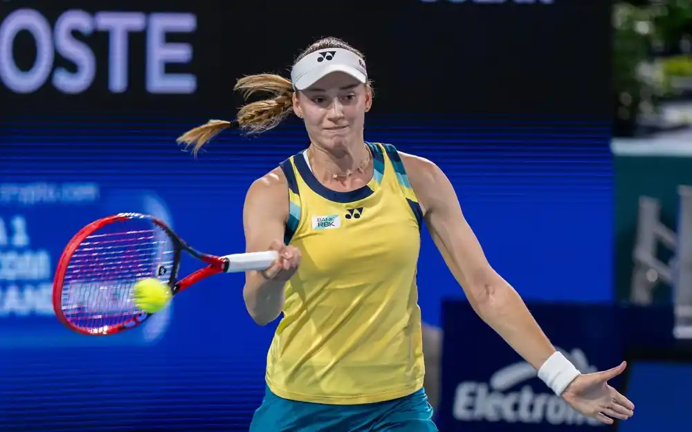 La jugadora de tenis