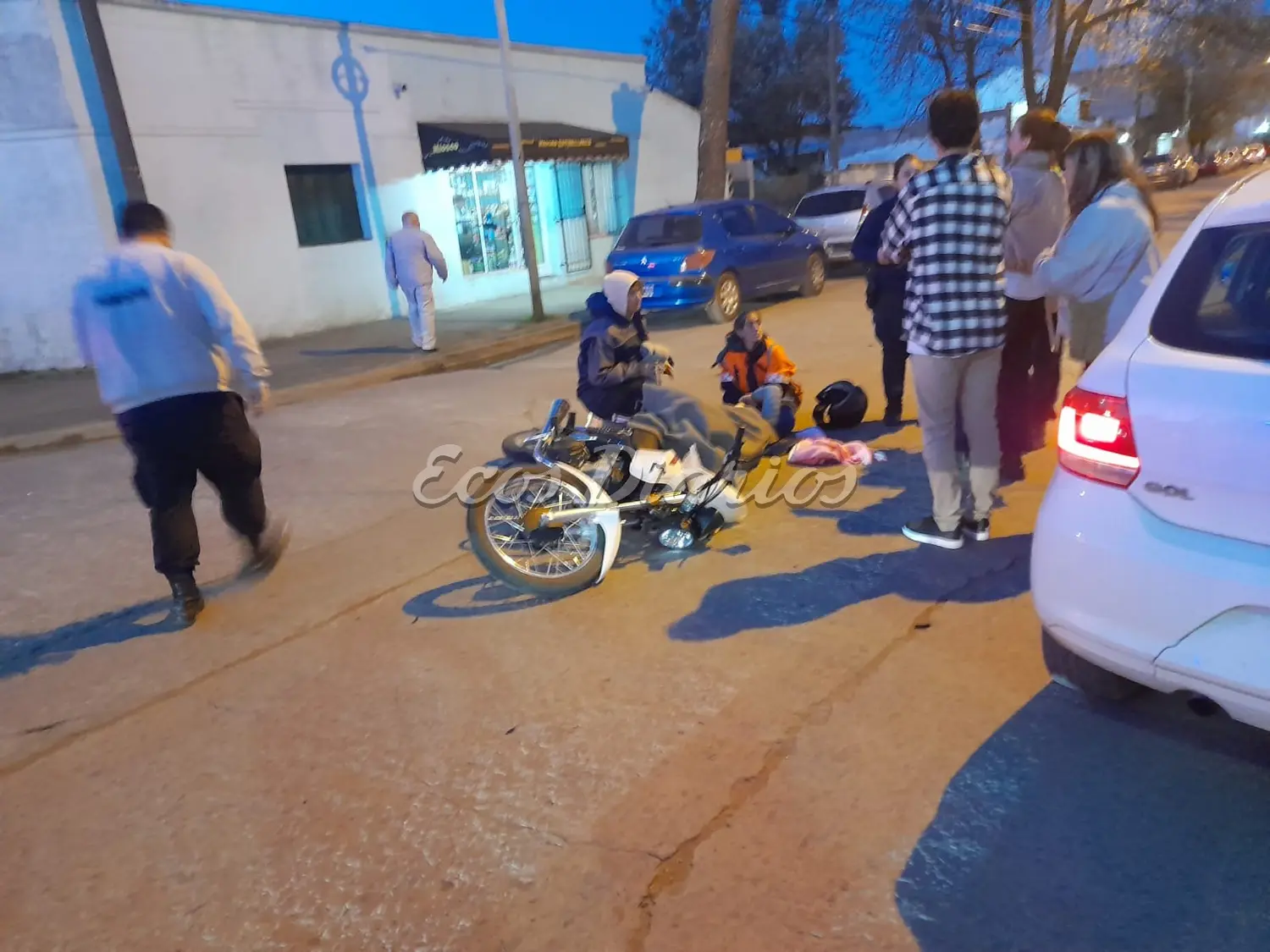 Cuatro heridos en accidentes