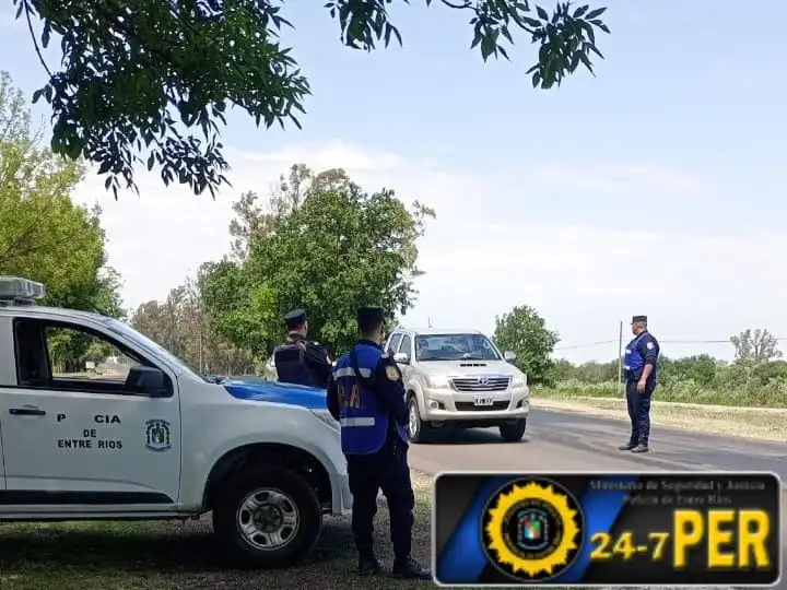 La Policía de Entre Ríos mantiene un operativo de búsqueda en el departamento Diamante