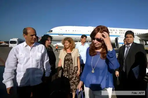 Cristina llegó a Cuba para reunirse con el Papa Francisco