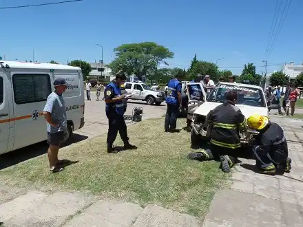 Violento choque en Urdinarrain