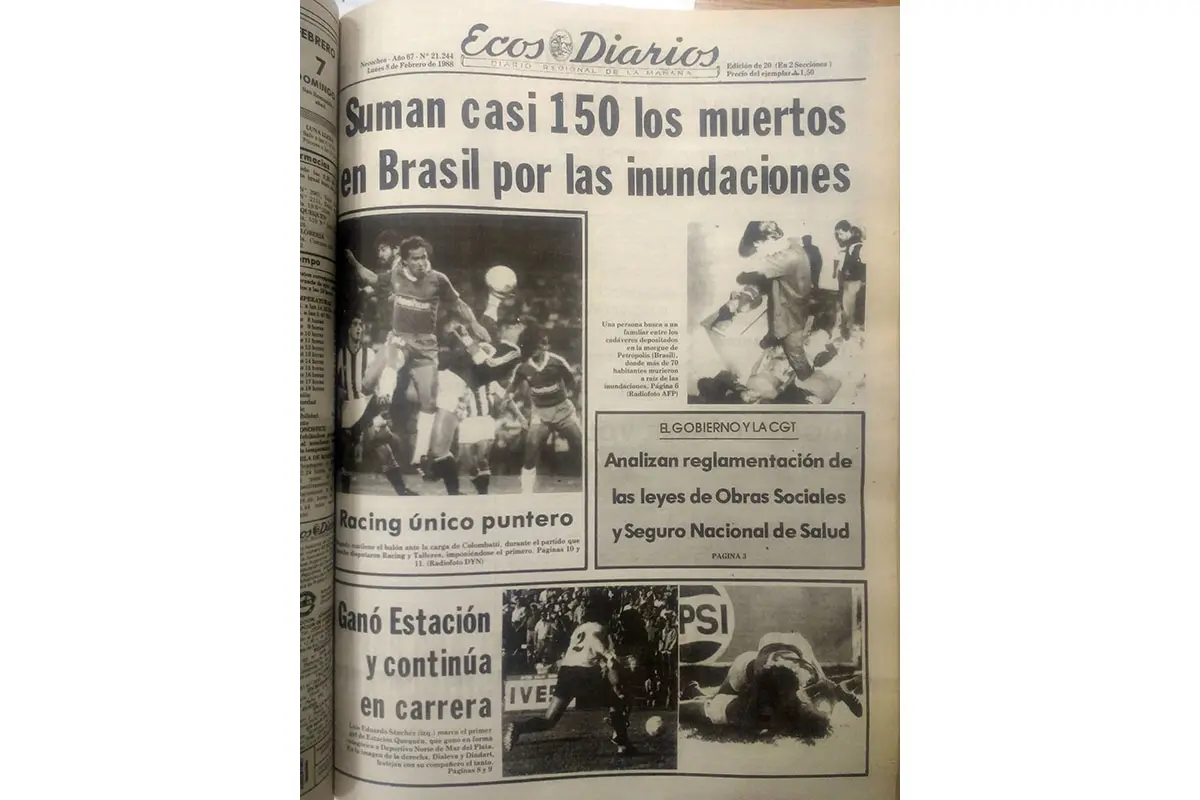 Lunes 8 de febrero de 1988