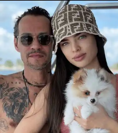 Hasta Blue fue a la boda de Nadia Ferreira y Marc. Foto Instagram