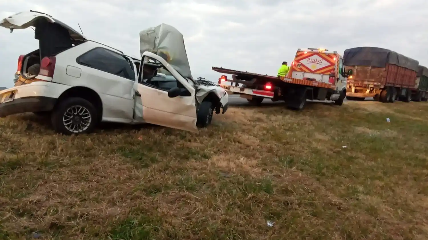 Trasladaron a Rosario al gendarme que protagonizó un accidente en ruta 9