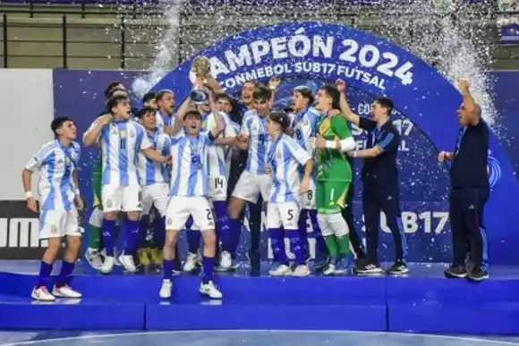 Argentina le ganó a Brasil y se convirtió en el campeón de América en Futsal