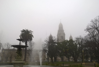 Advertencia violeta para Tandil y la zona por densos bancos de niebla