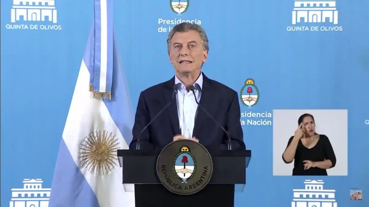 Macri: "Estamos atravesando una tormenta, pero arriamos las velas y mantenemos el rumbo"