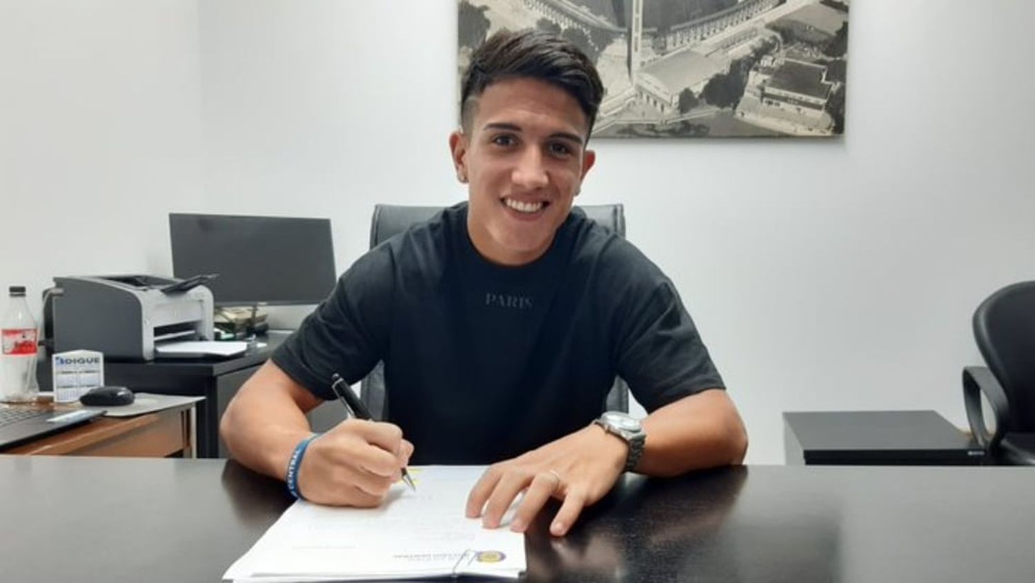 Kevin Ortiz extendió su vínculo con Rosario Central