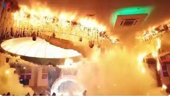 Video: el incendio de la boda que terminó con la muerte de más de 100 personas