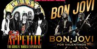 Appetite The Guns N' Roses Experience junto a Bon Jovi por Valentinos llegan a Tandil