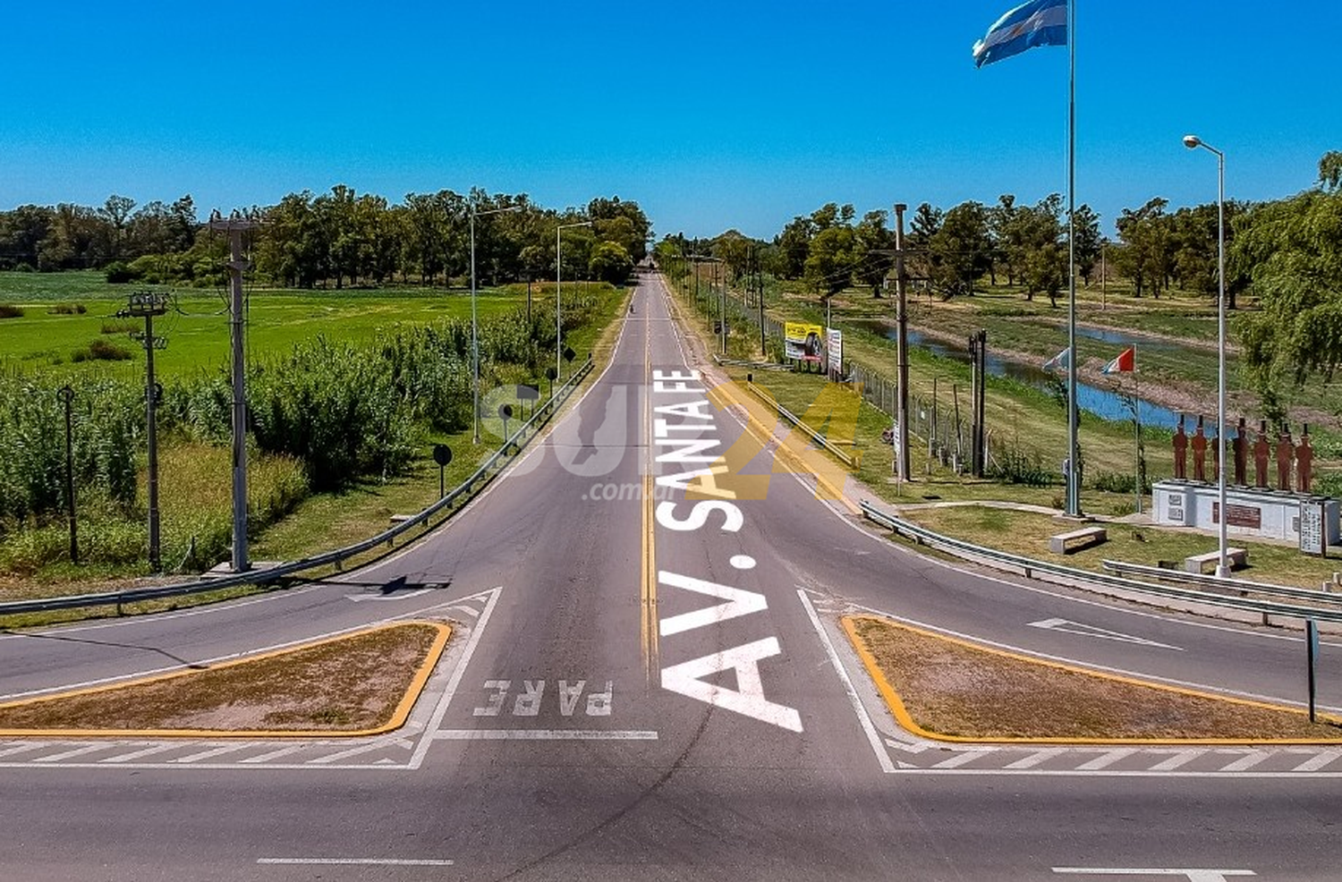 Evalúan posibles intervenciones en el cruce de Ruta Nacional 33 y Santa Fe