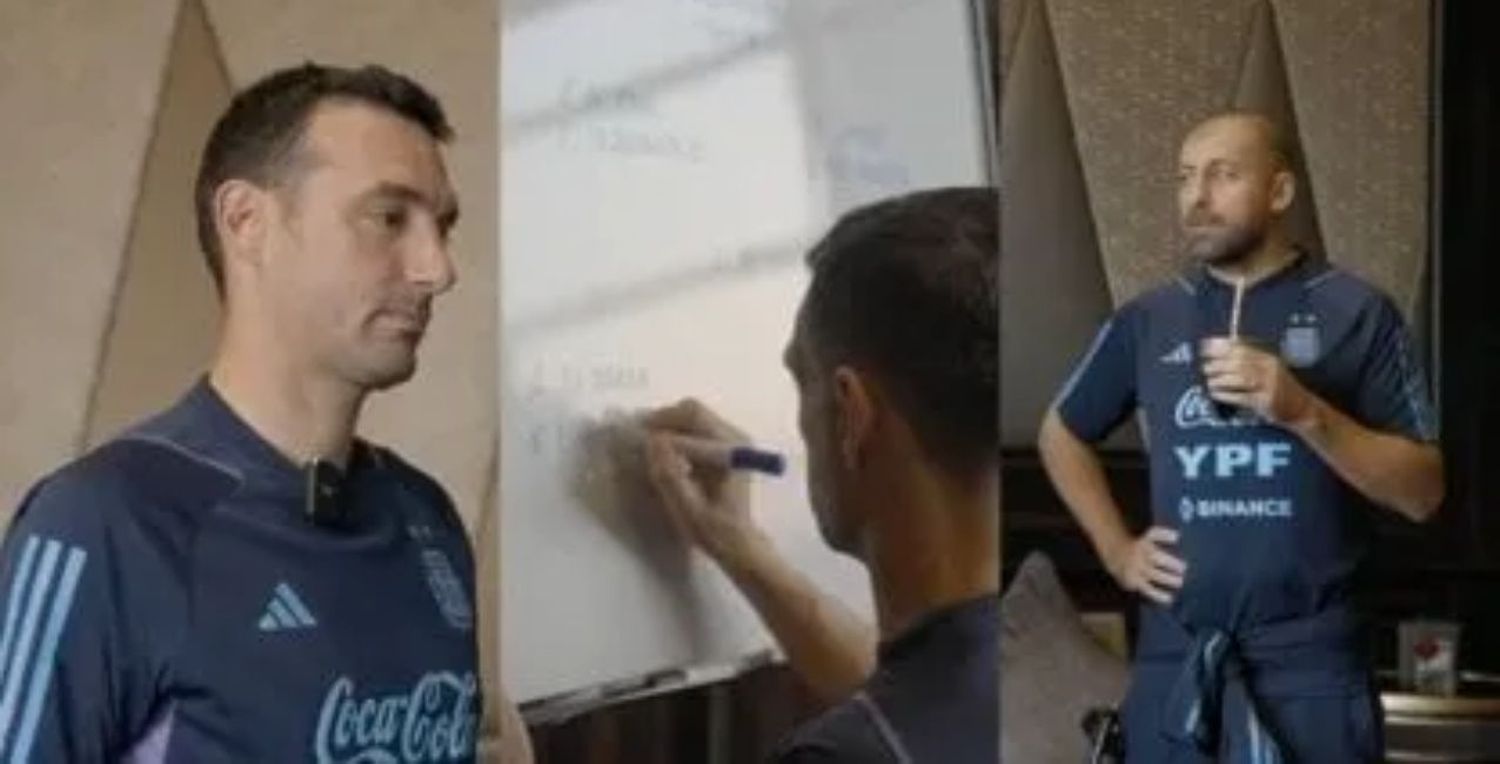 Video: así fue el detrás de escena del anuncio de la lista de Scaloni para el Mundial