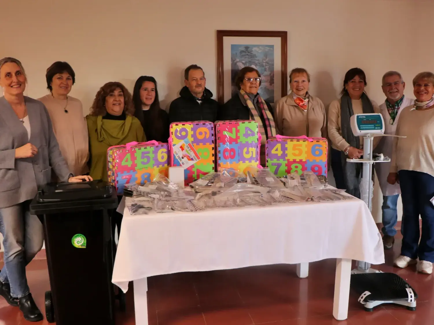 Aporte. Valioso de la Cooperadora al hospital municipal de San Cayetano