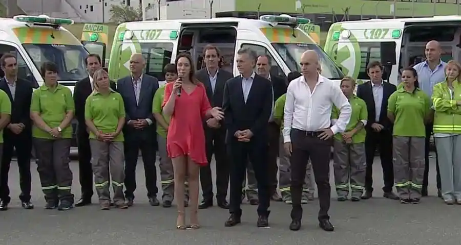 SAME: Macri y Vidal prometieron cobertura para 14 millones de bonaerenses