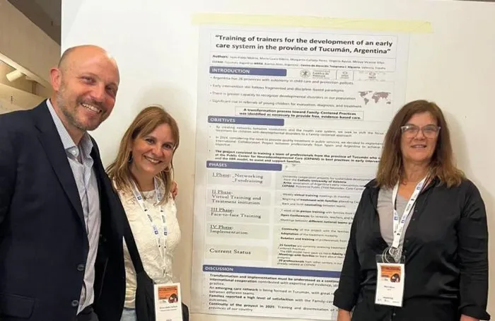 Un médico argentino presentó en Portugal un proyecto en intervención temprana
