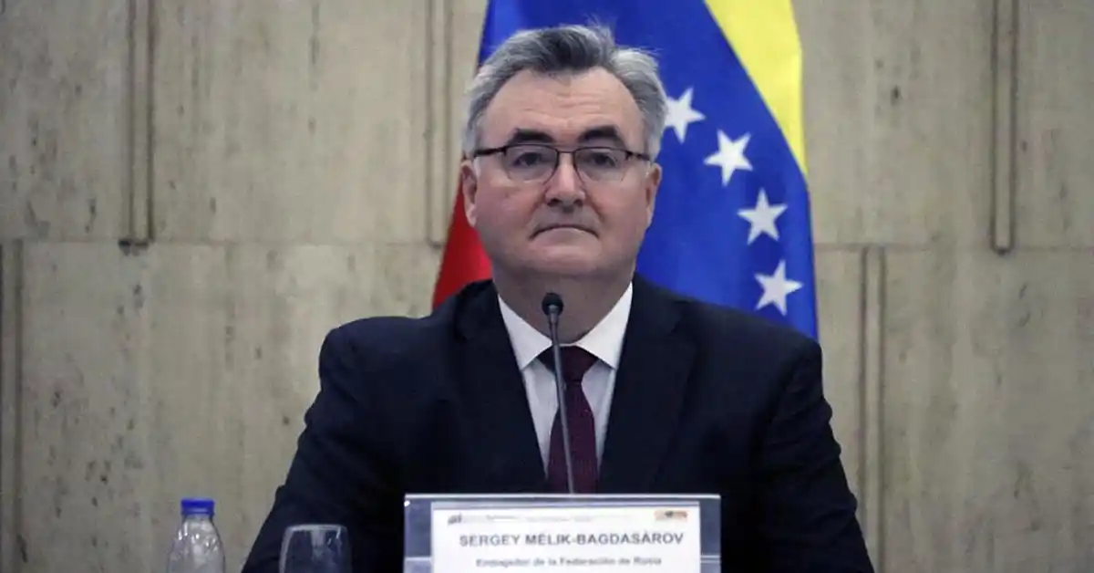 El embajador ruso en Caracas, Sergey Melik-Bagdasarov