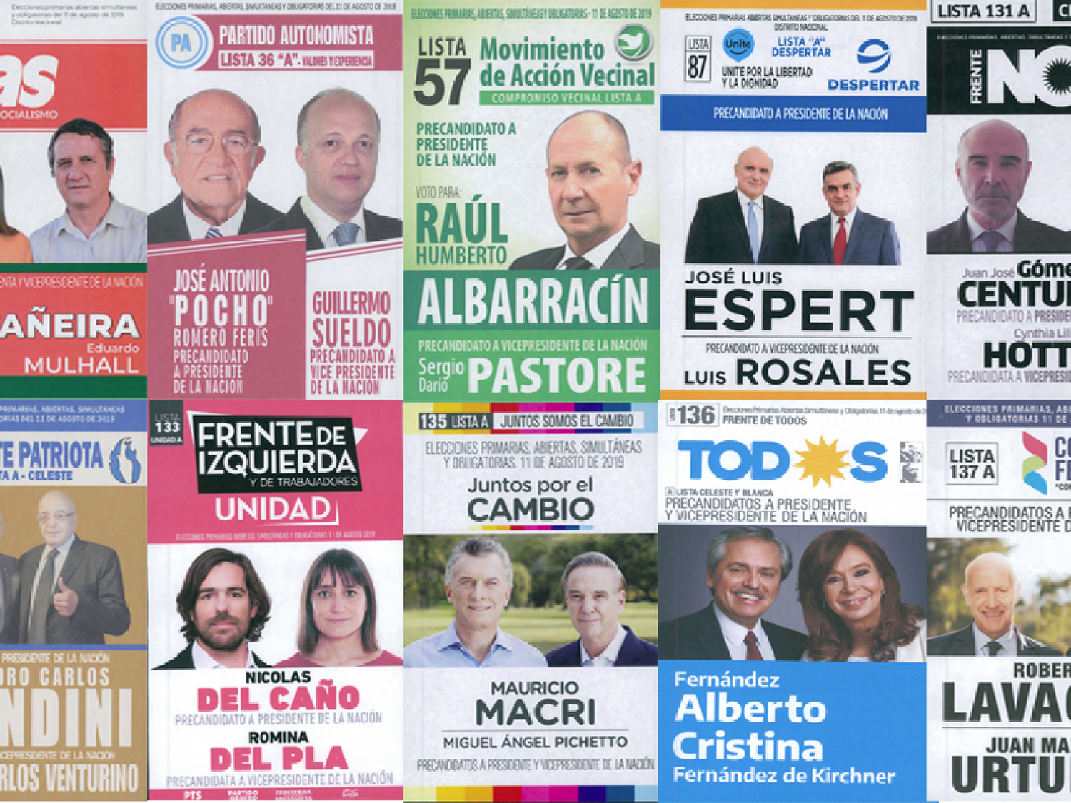 El Gobierno gastó casi 185 millones de pesos para imprimir boletas de las fórmulas presidenciales