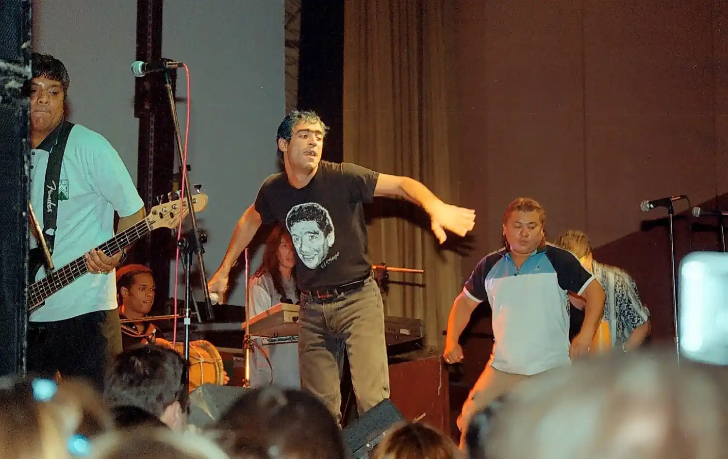 Rodrigo en Necochea (Foto de Ecos Diarios)