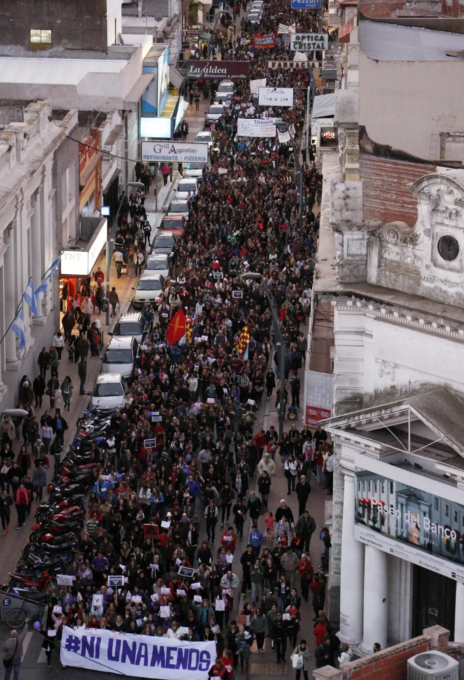“Cacha” Cena deseó que sirva para que “no muera una sola mujer más”