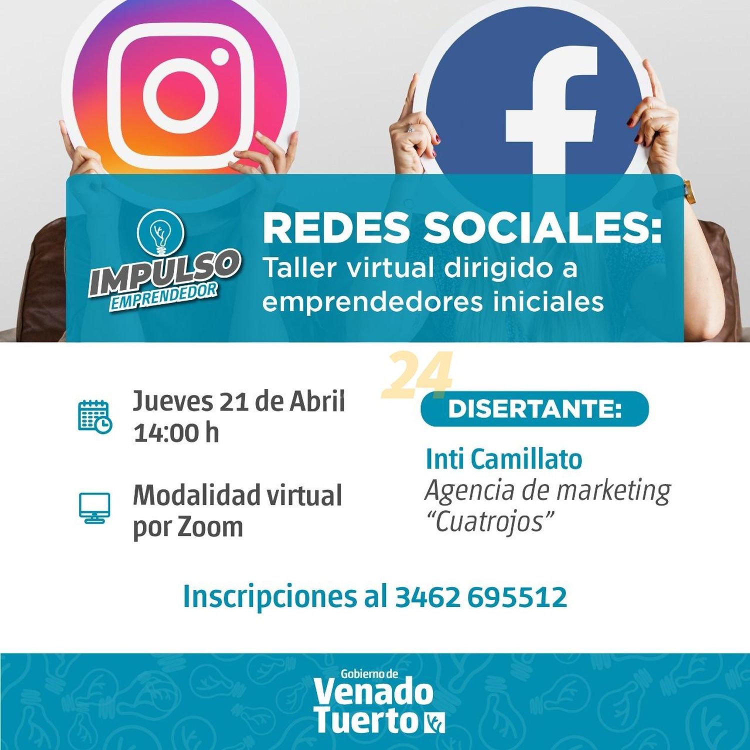 Taller sobre redes sociales para emprendedores iniciales 