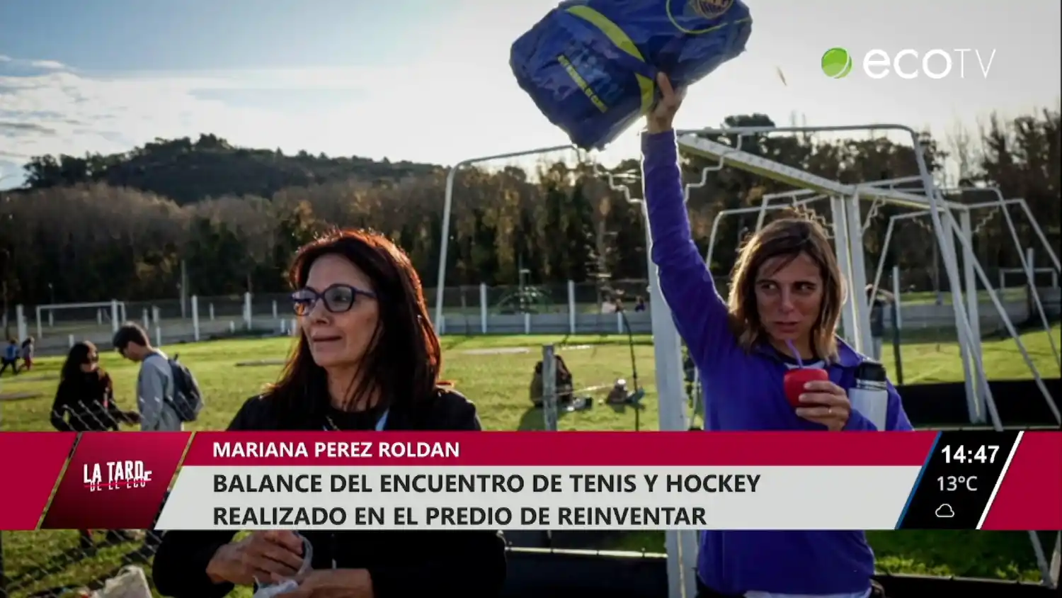Balance del encuentro de Tenis y Hockey realizado en el predio de Reinventar