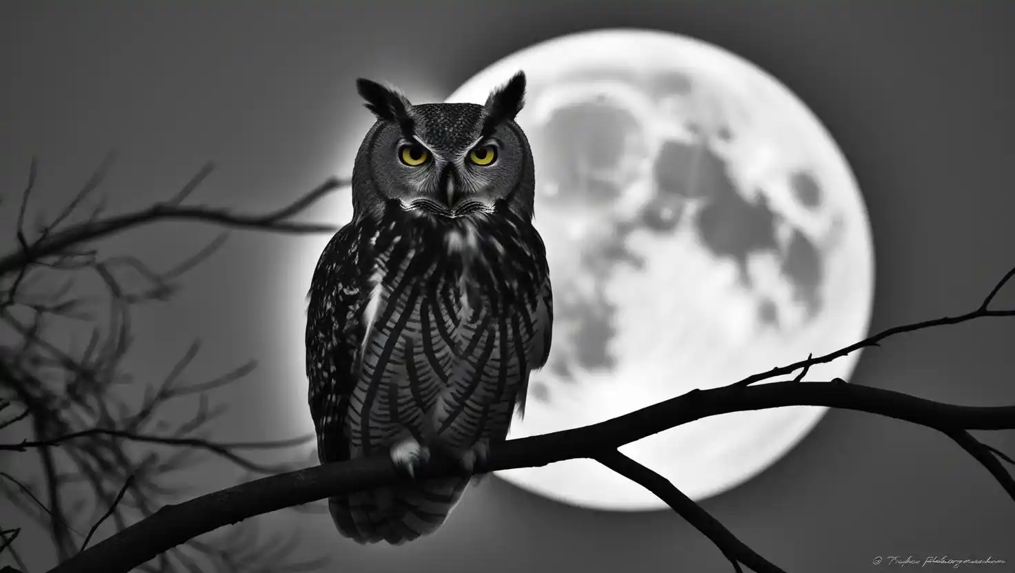 Una lechuza, el presagio de la muerte de un chacarero