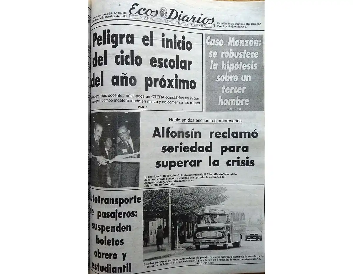 Martes 25 de octubre de 1988