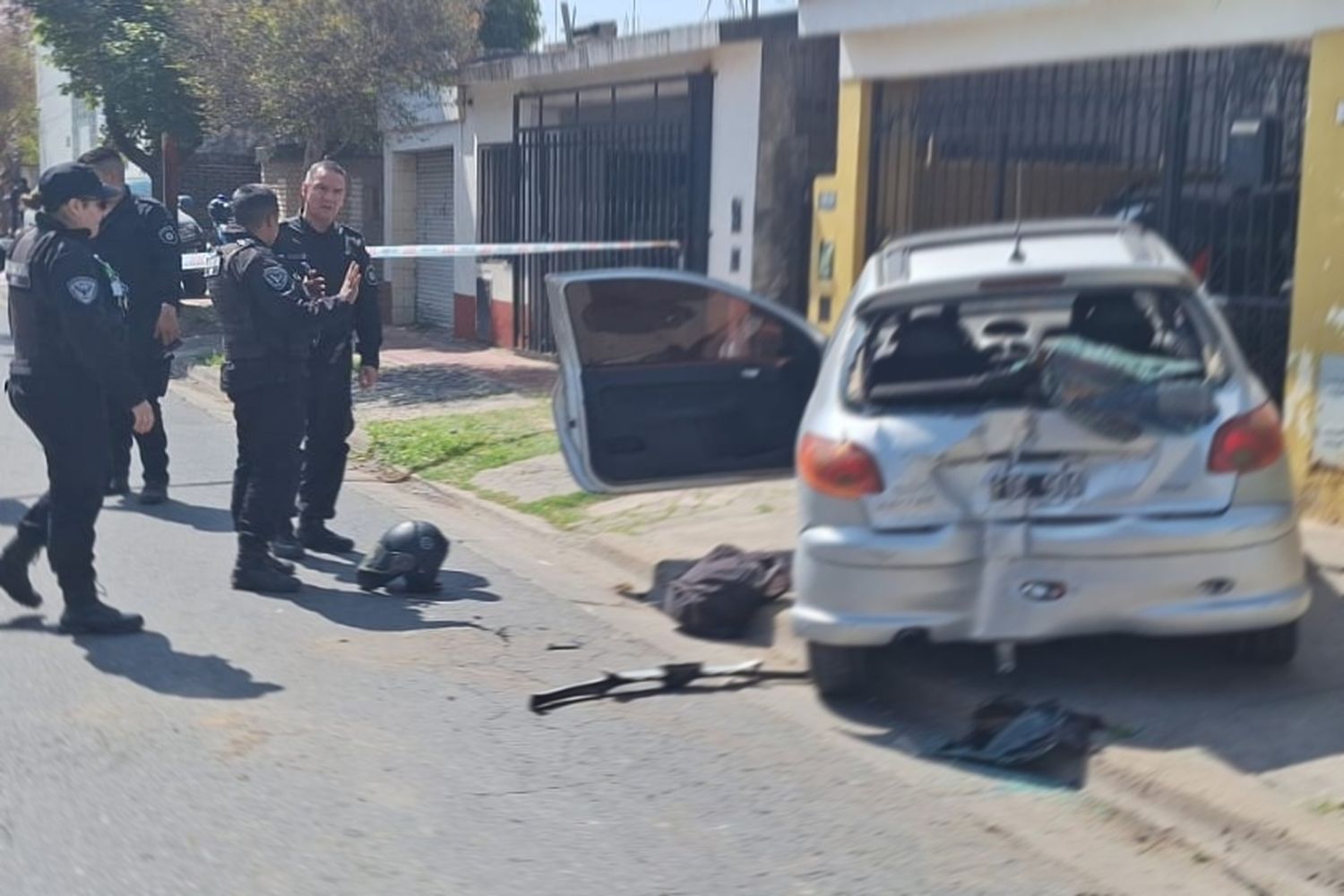 Cuatro delincuentes armados detenidos en zona norte tras el robo de un auto