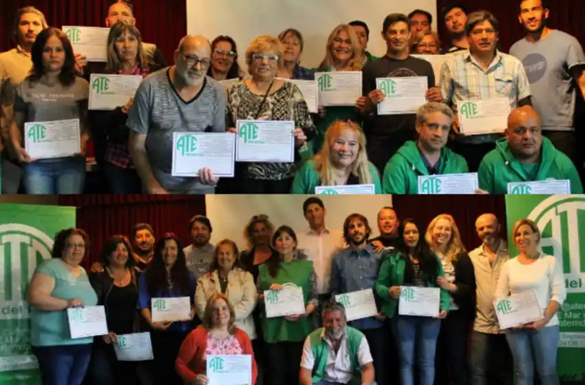 Asumieron las nuevas autoridades electas de ATE Mar del Plata