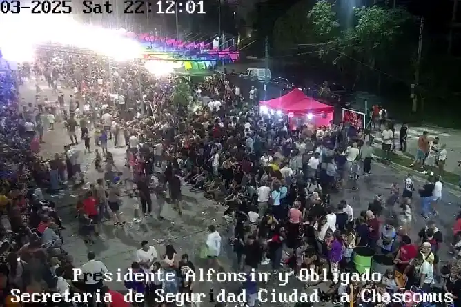 Se lleva adelante un amplio operativo de seguridad en Carnaval Infantil de Chascomús