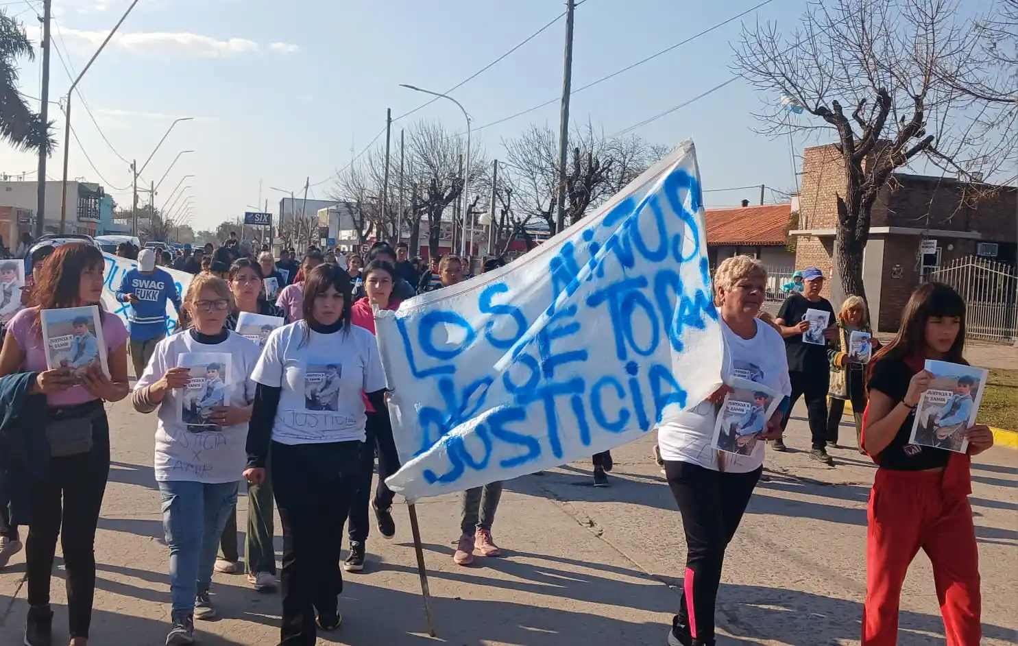 La marcha en Frontera exigió justicia por el crimen del niño.