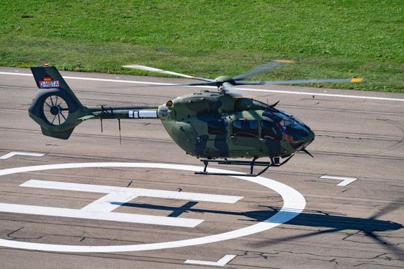 First of the 62 H145M helicopters ordered by the German Bundeswehr from Airbus Helicopters takes off