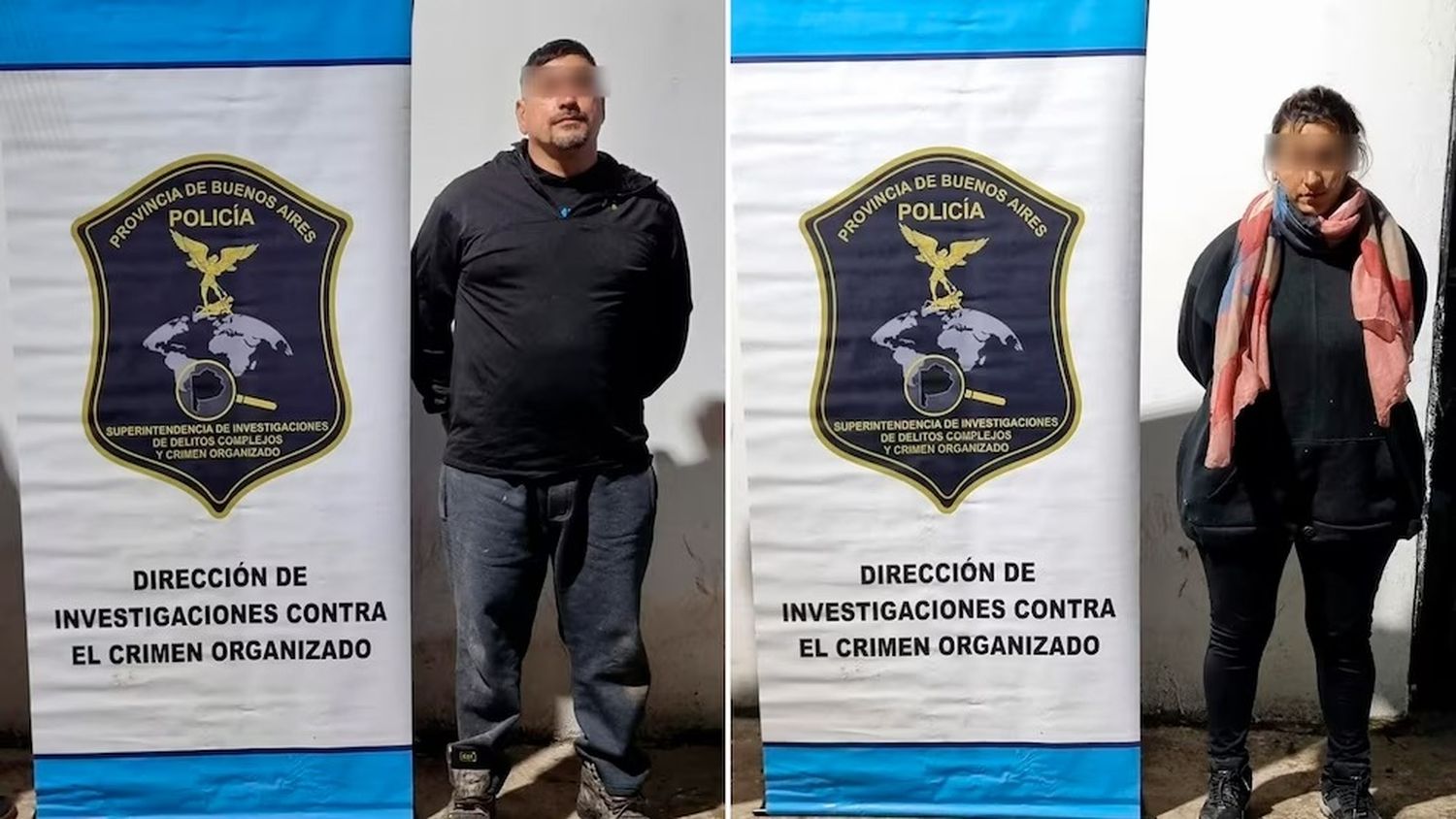 Los dos detenidos (Foto: Infobae)
