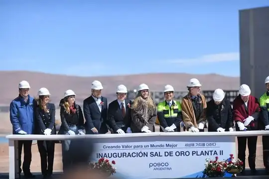 Karina Milei y Santilli participaron de la inauguración de una nueva planta de litio: producirá 100.000 toneladas al año