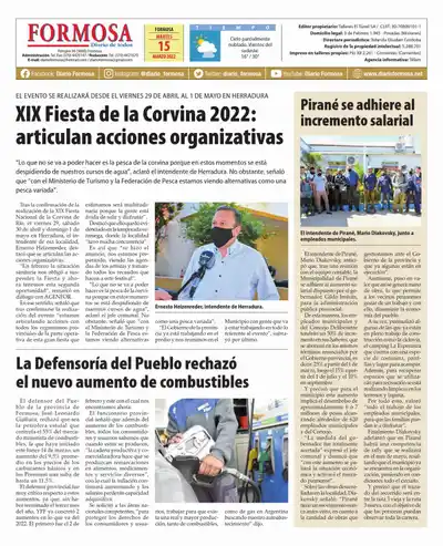 Tapa y Contratapa 15 de marzo de 2022