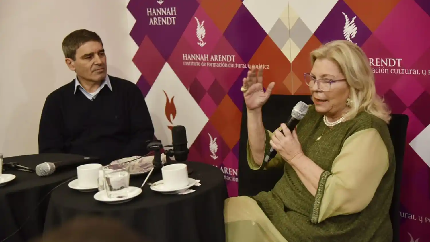 Carrió salió a apoyar la candidatura de Quirós en la CABA