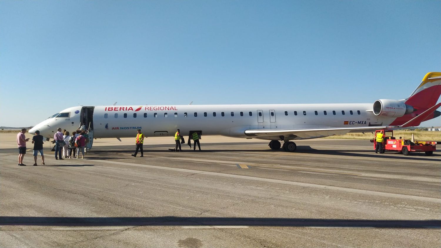 Air Nostrum retired its first CRJ 1000 after only 13 years of service