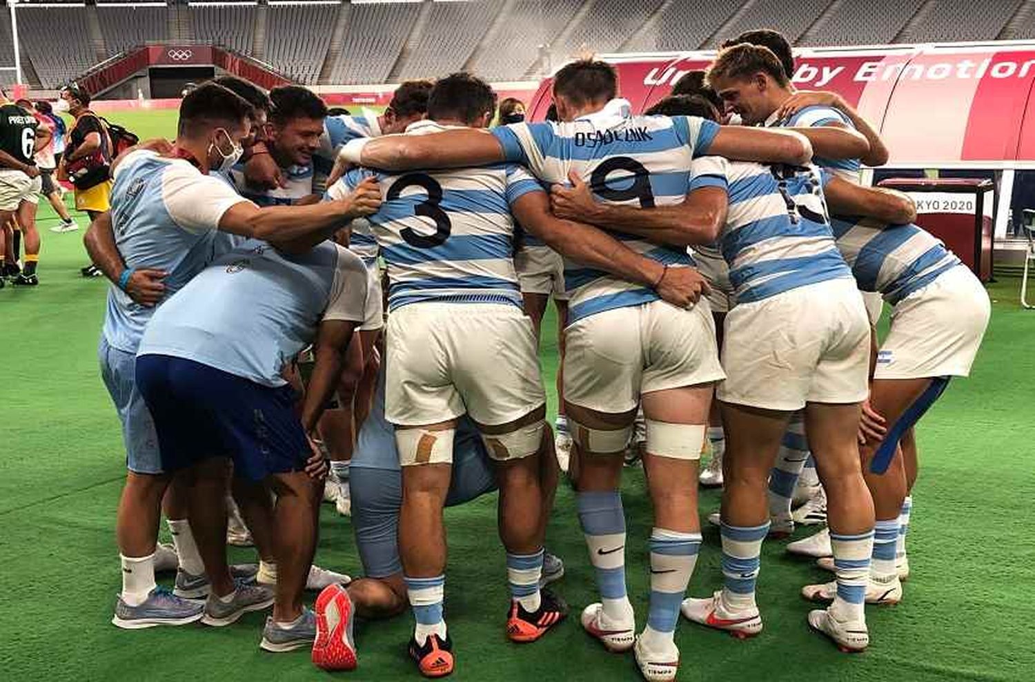 Triunfazo histórico de Los Pumas: con uno menos casi todo el partido le ganaron a Sudáfrica y pelearán por una medalla