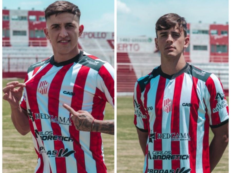 Rouiller y Vanega, las caras nuevas del León.Foto:Prensa 9 de Julio